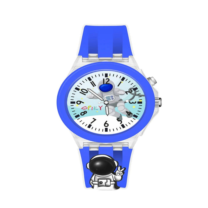 Spiky 3D Cartoon Analog & Digital Light Watch for Kids-Novelty Toys-Spiky-Toycra