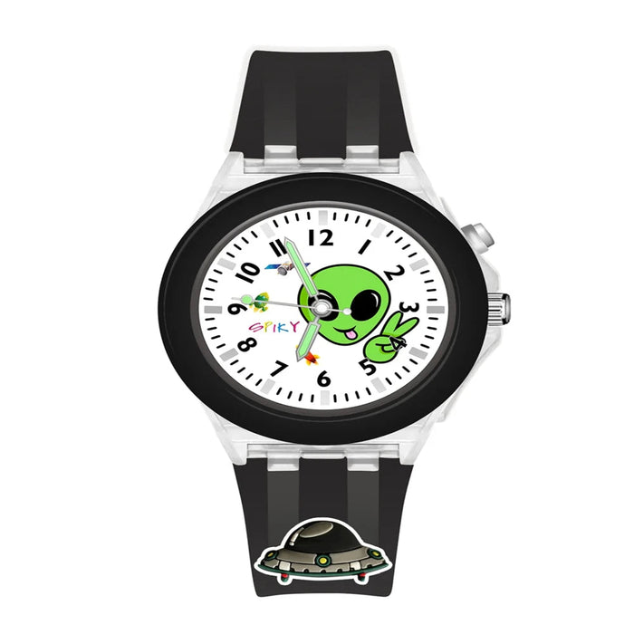 Spiky 3D Cartoon Analog & Digital Light Watch for Kids-Novelty Toys-Spiky-Toycra