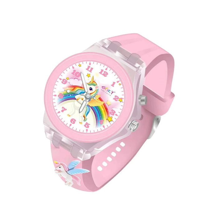 Spiky 3D Cartoon Analog & Digital Light Watch for Kids-Novelty Toys-Spiky-Toycra