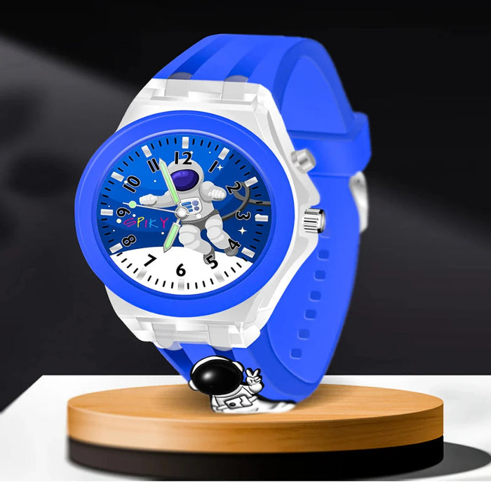 Spiky 3D Cartoon Analog & Digital Light Watch for Kids-Novelty Toys-Spiky-Toycra