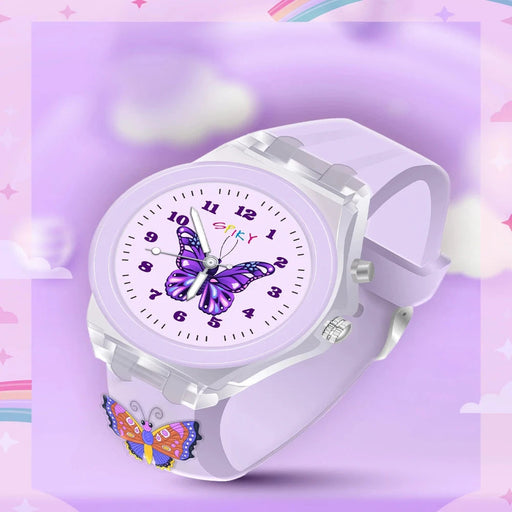 Spiky 3D Cartoon Analog & Digital Light Watch for Kids