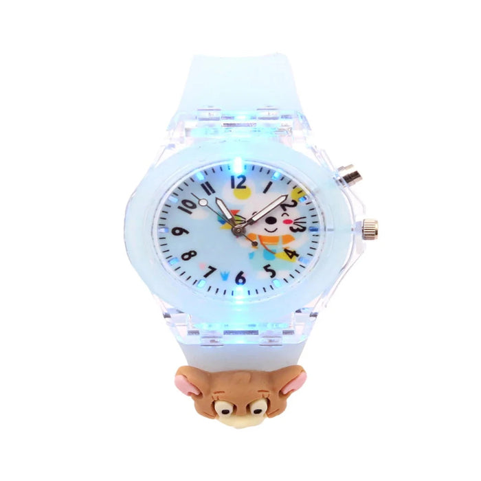 Spiky 3D Cartoon Analog & Digital Light Watch for Kids-Novelty Toys-Spiky-Toycra