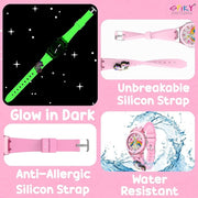 Spiky 7 Multicolor LED Lights Analog Watch For Boys & Girls