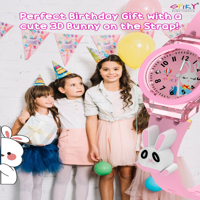 Spiky 7 Multicolor LED Lights Analog Watch For Boys & Girls