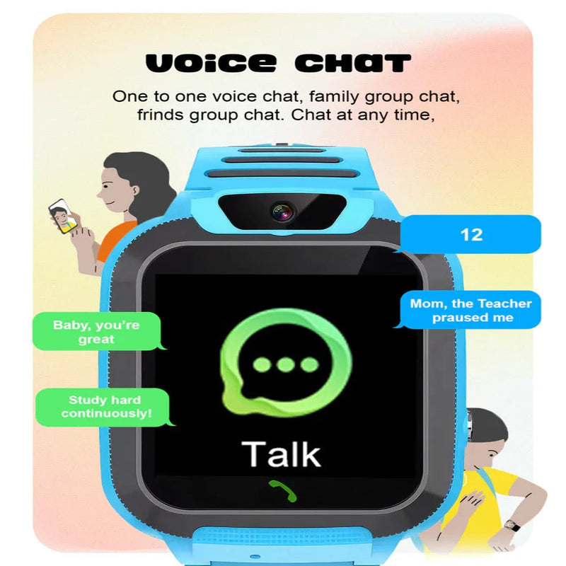 Spiky Basilisk Smartwatch With GPS For Kids