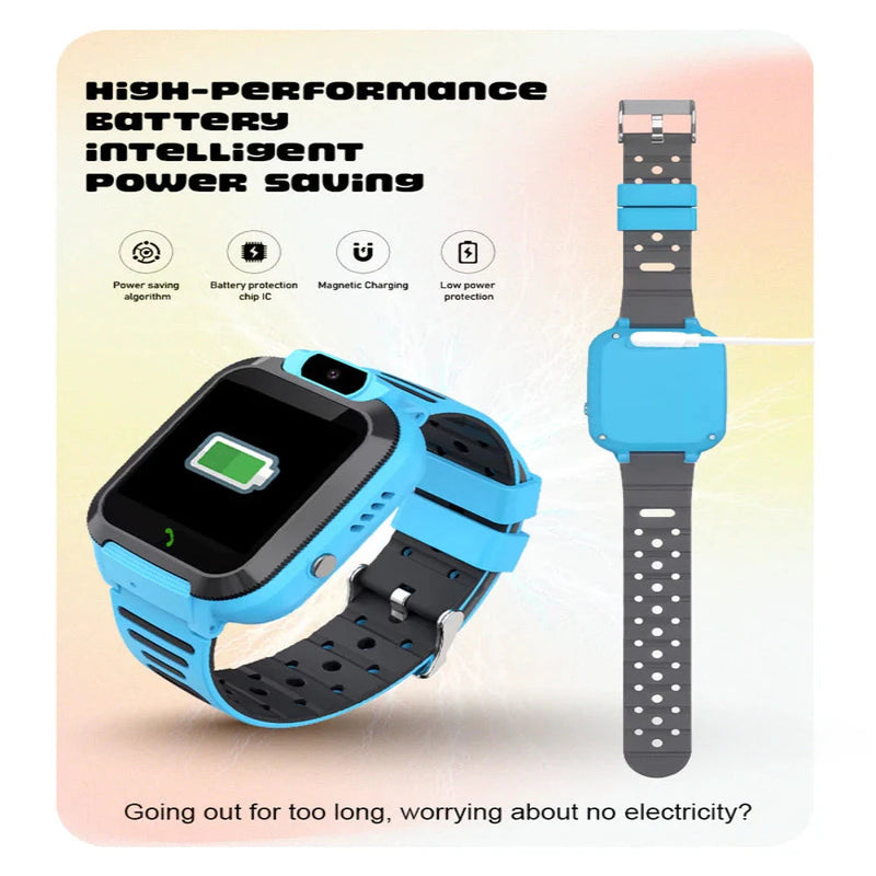 Spiky Basilisk Smartwatch With GPS For Kids