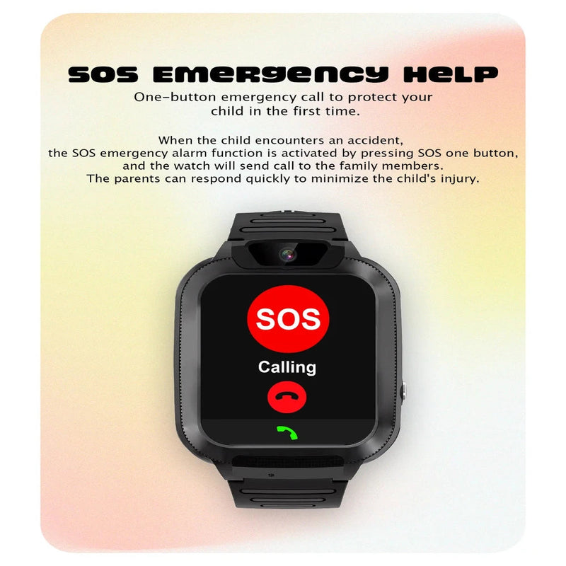 Spiky Basilisk Smartwatch With GPS For Kids