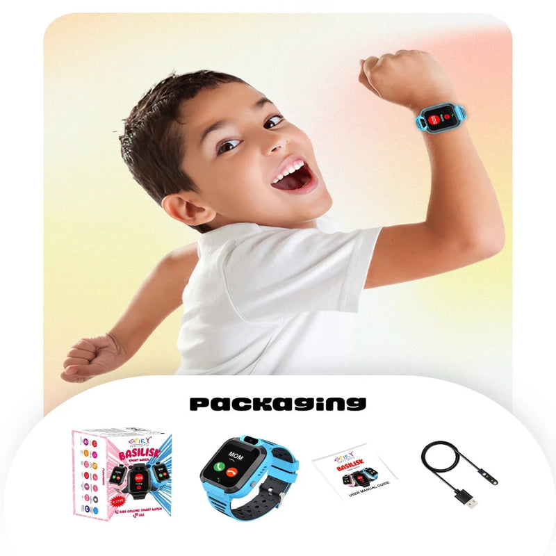 Spiky Basilisk Smartwatch With GPS For Kids