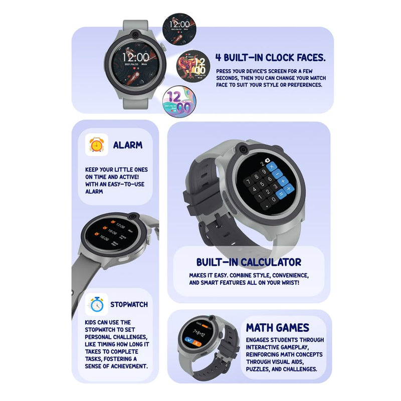 Spiky Cacus 4g Video & Voice Calling Smartwatch with GPS