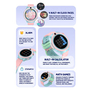 Spiky Cacus 4g Video & Voice Calling Smartwatch with GPS