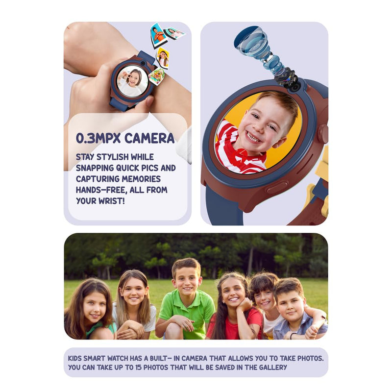 Spiky Cacus 4g Video & Voice Calling Smartwatch with GPS