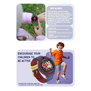 Spiky Cacus 4g Video & Voice Calling Smartwatch with GPS