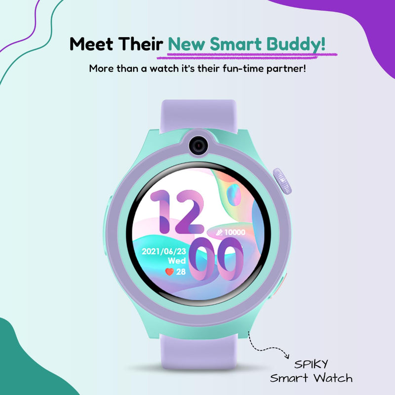 Spiky Cacus 4g Video & Voice Calling Smartwatch with GPS