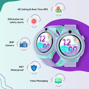 Spiky Cacus 4g Video & Voice Calling Smartwatch with GPS