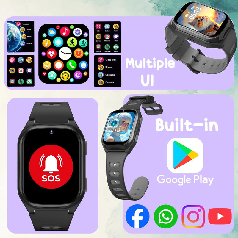 Spiky Chimera Android Smartwatch with Built in Jarvis AI