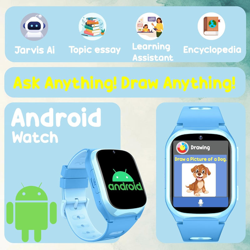Spiky Chimera Android Smartwatch with Built in Jarvis AI