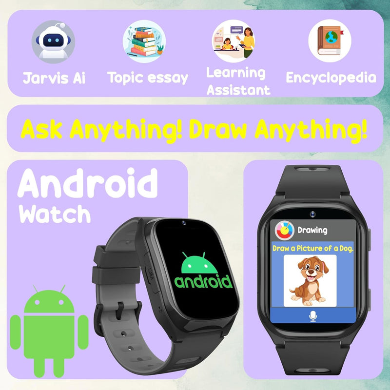 Spiky Chimera Android Smartwatch with Built in Jarvis AI