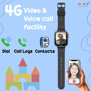 Spiky Cyclops 4g Voice Calling Kids Smartwatch