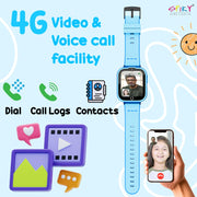 Spiky Cyclops 4g Voice Calling Kids Smartwatch