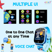 Spiky Cyclops 4g Voice Calling Kids Smartwatch