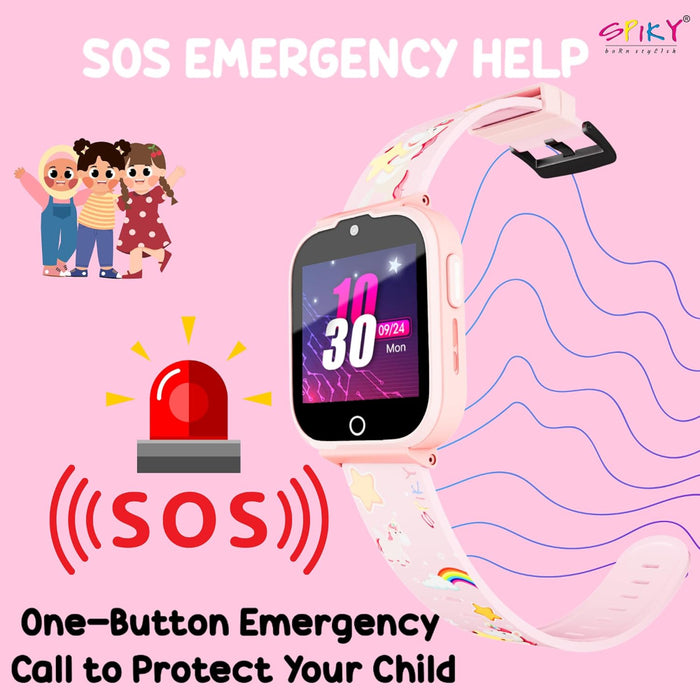 Spiky Cyclops 4g Voice Calling Kids Smartwatch-Novelty Toys-Spiky-Toycra