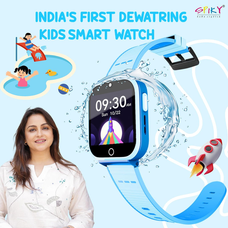 Spiky Cyclops 4g Voice Calling Kids Smartwatch