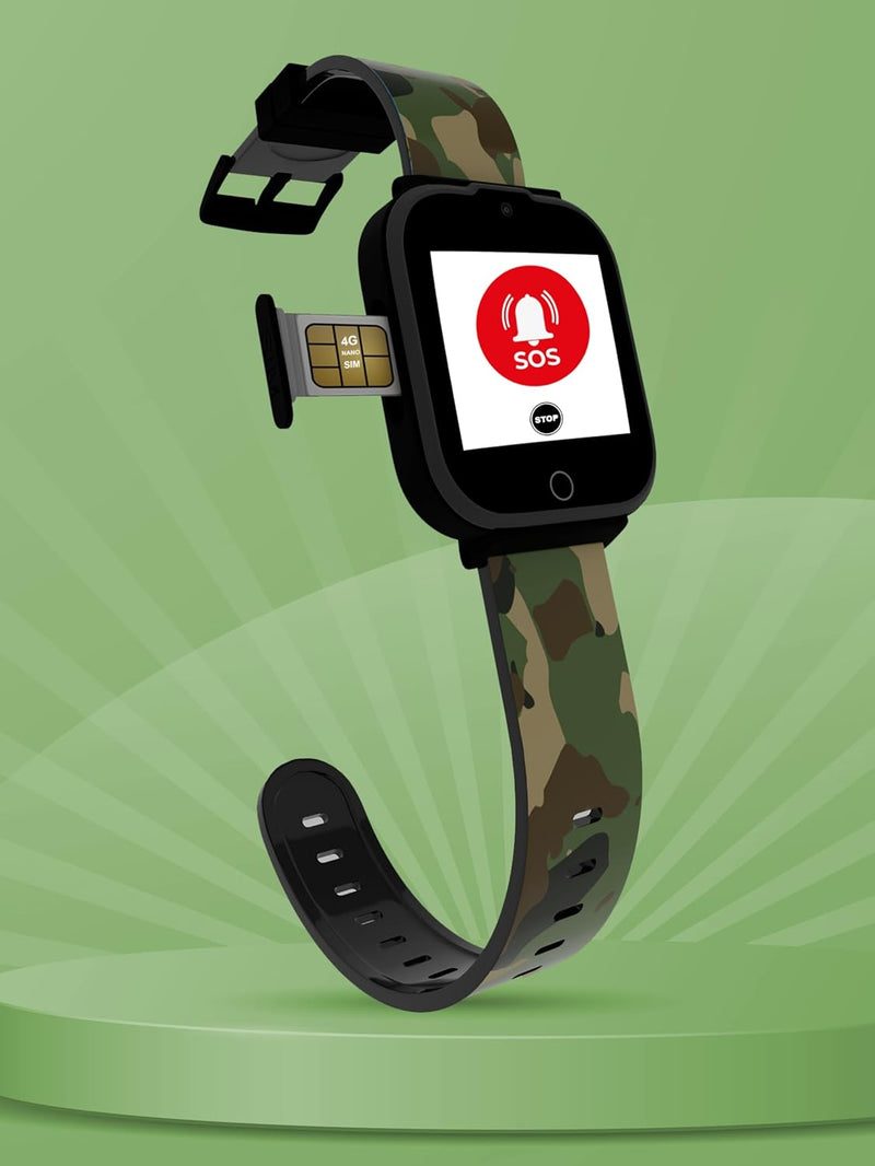 Spiky Cyclops 4g Voice Calling Kids Smartwatch
