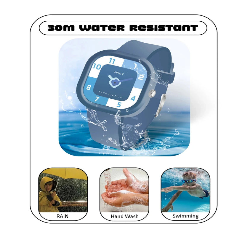 Spiky EVA10 Square Analog Watch for Kids