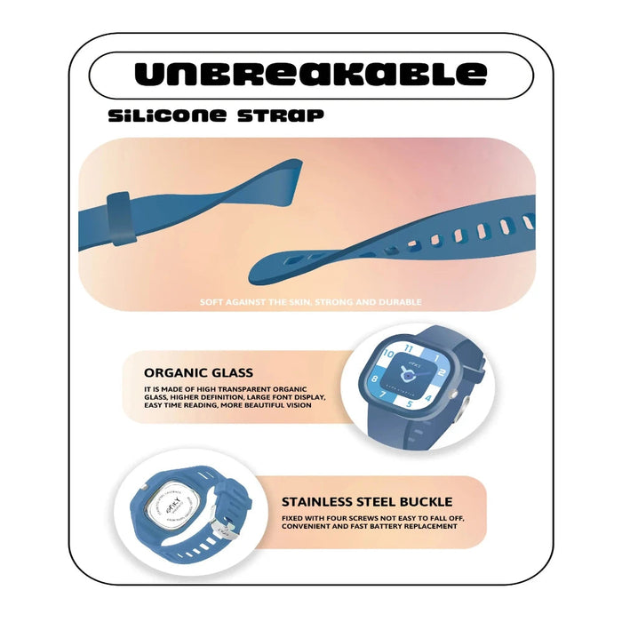 Spiky EVA10 Square Analog Watch for Kids-Novelty Toys-Spiky-Toycra