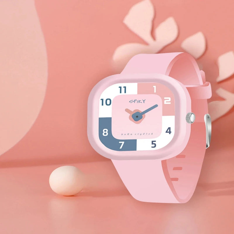 Spiky EVA10 Square Analog Watch for Kids