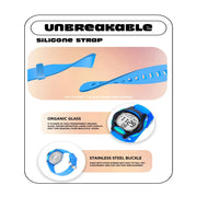 Spiky EVA2 Spkeva Round Digital Kids Sports Watch