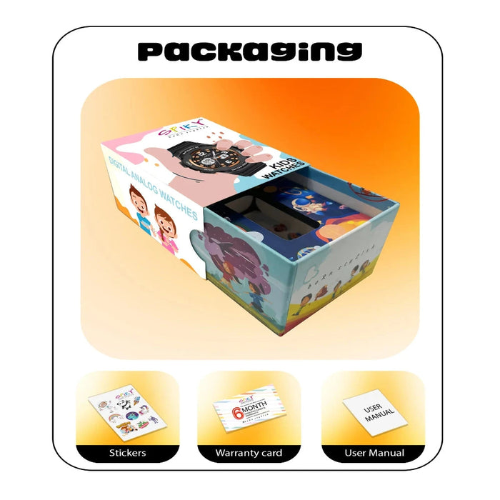 Spiky EVA2 Spkeva Round Digital Kids Sports Watch-Novelty Toys-Spiky-Toycra