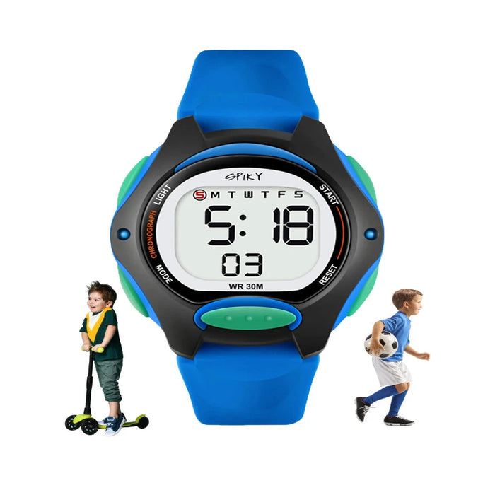 Spiky EVA2 Spkeva Round Digital Kids Sports Watch-Novelty Toys-Spiky-Toycra