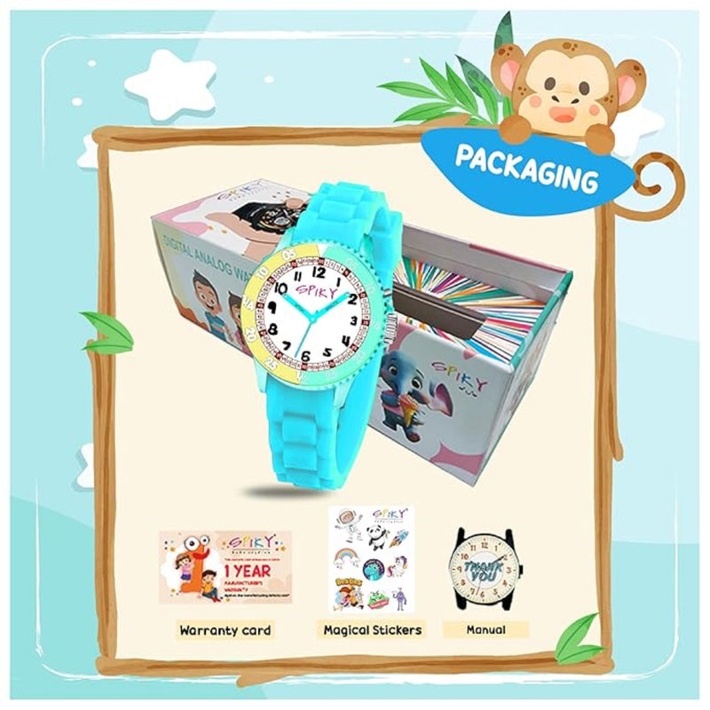 Spiky EVA30 Round Sports Analog Kids Watch
