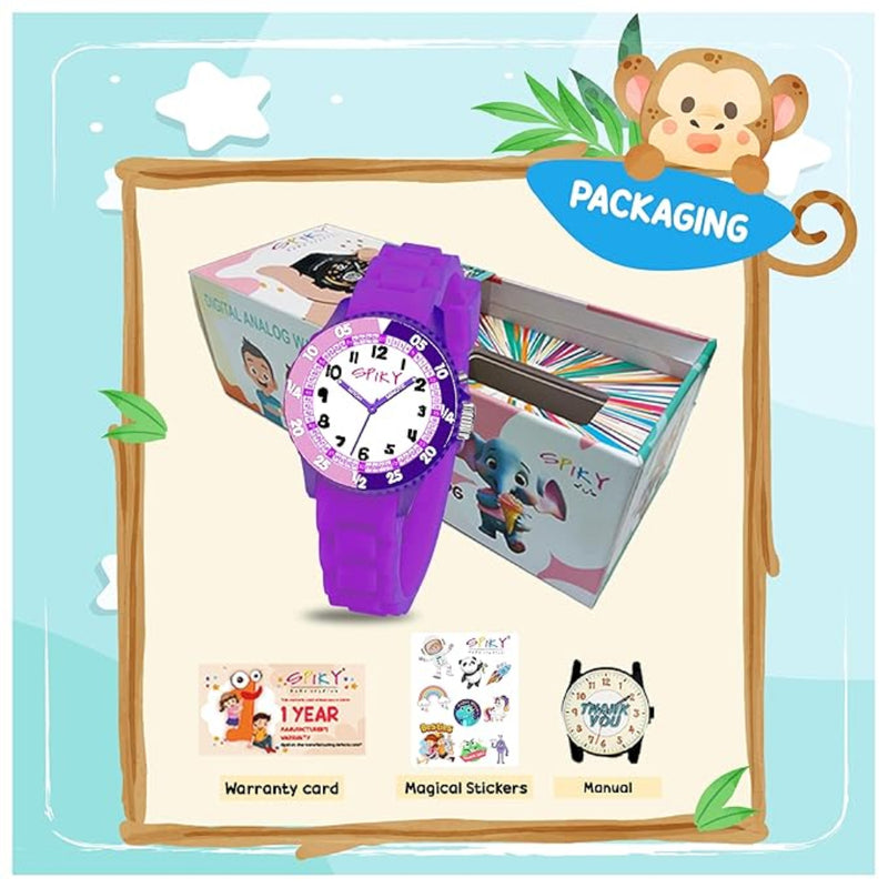 Spiky EVA30 Round Sports Analog Kids Watch