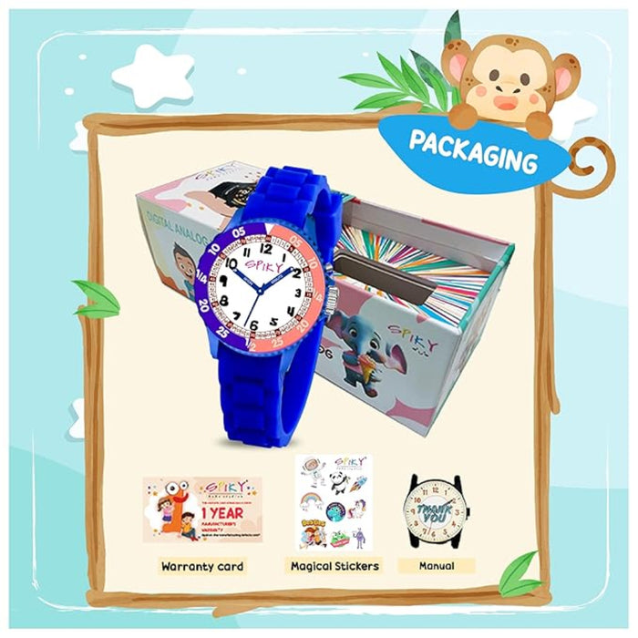 Spiky EVA30 Round Sports Analog Kids Watch-Novelty Toys-Spiky-Toycra