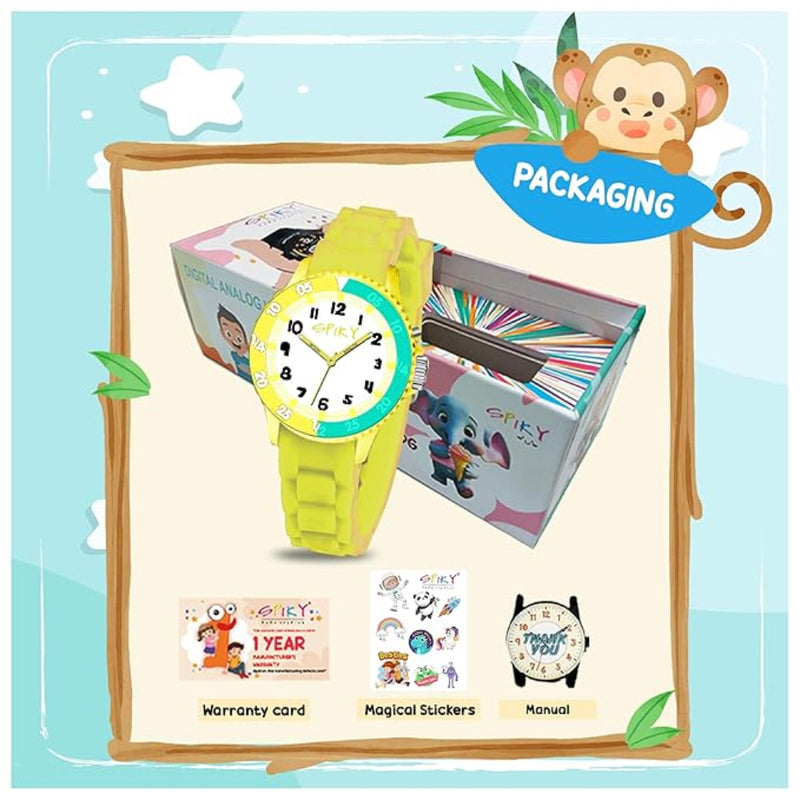 Spiky EVA30 Round Sports Analog Kids Watch