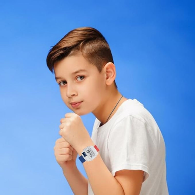 Spiky EVA34 Square Digital Sports Watch for Kids