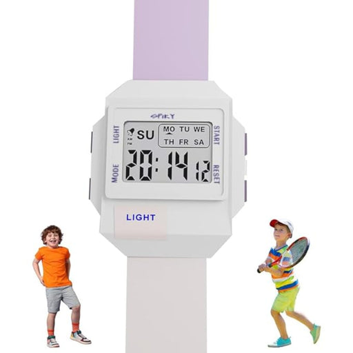Spiky EVA34 Square Digital Sports Watch for Kids-Novelty Toys-Spiky-Toycra