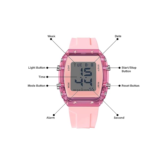 Spiky EVA36 Digital Sports Watch for Kids