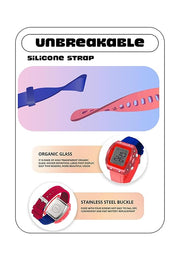 Spiky EVA36 Digital Sports Watch for Kids