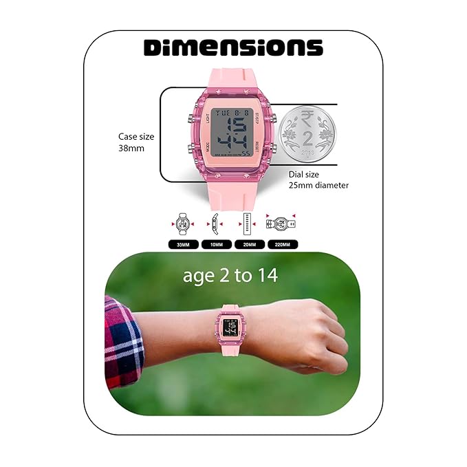 Spiky EVA36 Digital Sports Watch for Kids