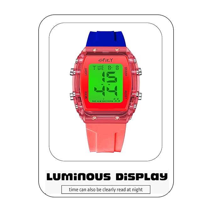 Spiky EVA36 Digital Sports Watch for Kids