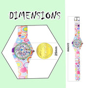 Spiky EVA38 Round Casual Analog Kids Watch
