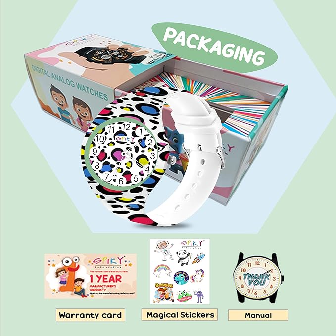 Spiky EVA38 Round Casual Analog Kids Watch-Novelty Toys-Spiky-Toycra