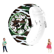 Spiky EVA38 Round Casual Analog Kids Watch