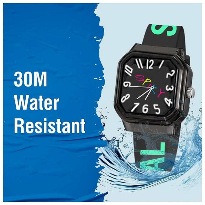 Spiky EVA40 Square Analog Watch for Kids
