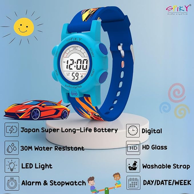 Spiky EVA41 Digital Sports Watch for Kids