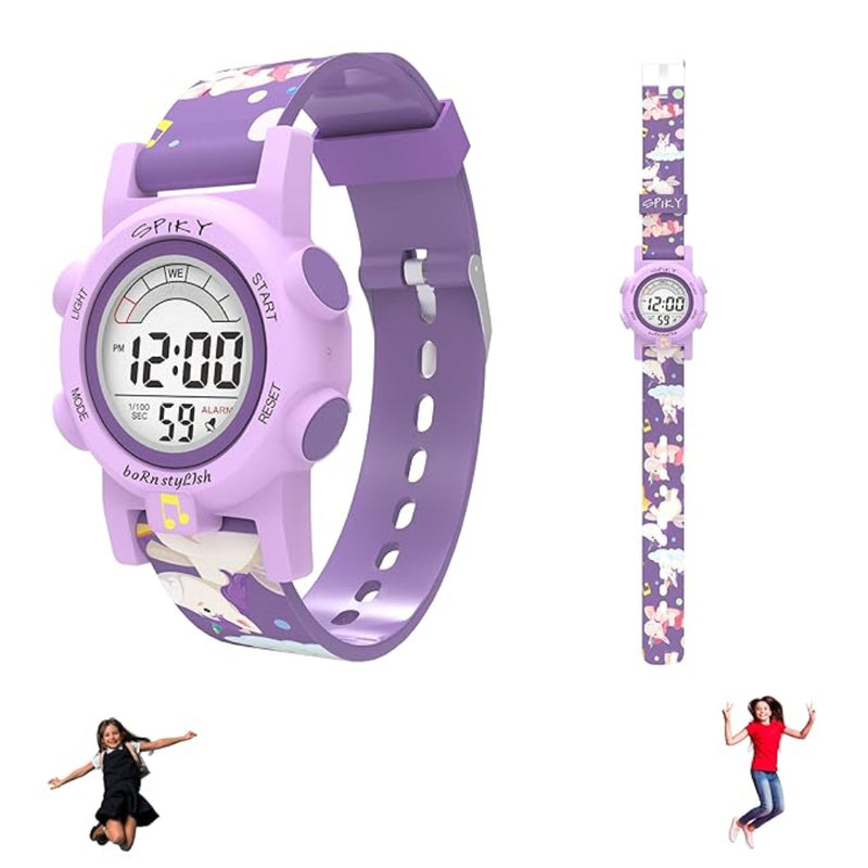 Spiky EVA41 Digital Sports Watch for Kids