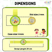 Spiky EVA42 Round Analog Watch for Kids